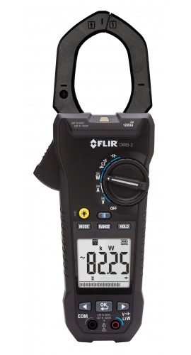 FLIR CM85-2 True RMS Power Clamp with Bluetooth connectivity, 1000 A . Includes Traceable Calibration Certificate-
