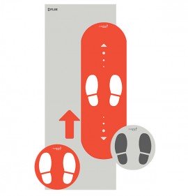 FLIR T300366 Screening Station Backdrop and Sticker Kit-