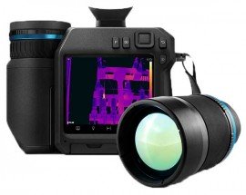 FLIR T840-24-14-NIST High-Performance Thermal Imaging Camera with 24 and 14&amp;deg; lenses, 464 x 348,-