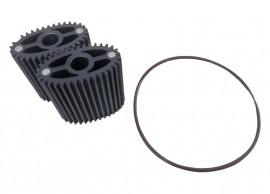 FLOMEC 15241521 OM015 PPS Rotor Set, 1/2", viton seal, mechanical only-