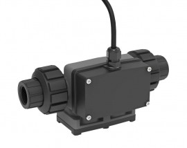 FLOMEC G2P-10-I-P Turbine Flow Meter with pvdf body, 1", ISO7-