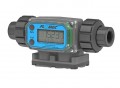FLOMEC G2P-10-I-Q Turbine Flow Meter with pvdf body and display, 1", ISO7-