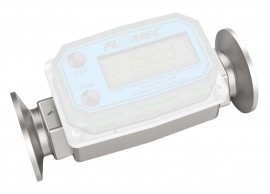 FLOMEC G2 Series Body for the turbine flow meter, stainless steel, &amp;frac34;" tri-clamp, &amp;frac12;", not food grade-