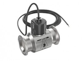 FLOMEC G-200-3A-2 GSCPS Series Turbine Flowmeter 3A with magnetic pickup, stainless steel, 2" tri-clamp, 2" sanitary turbine, 2-wire-