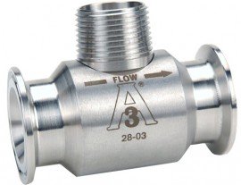 FLOMEC GSCPS-200 Turbine Meter with Sanitary Clamp, No Display, 33-330 GPM-