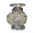 FLOMEC OMA-100-F-P Oval Gear Flowmeter with aluminum body and 150 ANSI flange, 4&amp;quot;, liters-