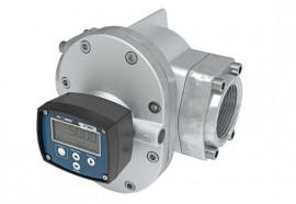 FLOMEC OMA-100-F-R40 Oval Gear Flowmeter with aluminum body and 150 ANSI flange, 4&amp;quot;, default to gallon-