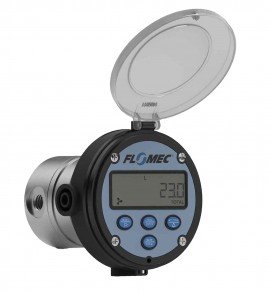 FLOMEC OMS-004-N-R1414 Oval Gear Flowmeter with stainless steel body, 1/8", FNPT-