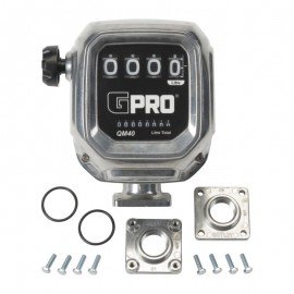 FLOMEC QM40-N-L QM Series Meter, 1" (25 mm), NPT aluminum, litres-