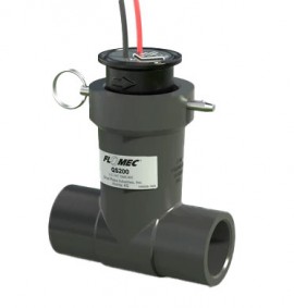 FLOMEC QS2-15-S-P QS200 Insertion Ultrasonic Flow Meter, PVC, socket, 1-1/2&amp;quot;, 2-wire-