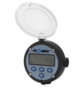 FLOMEC RT142D0MM-I Flow Rate Totalizer RT14 Display with 4 to 20 mA and scaleable pulse 1/2&amp;quot; NPT female, OM meter mount Intrinsically safe-