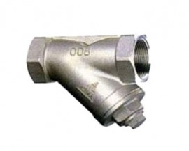 FLOMEC ST040S11 Stainless Steel Strainer with PTFE/Viton seals and 1-1/2&amp;quot; BSP thread, type &amp;quot;Y&amp;quot;, 100 mesh-