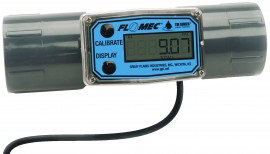 FLOMEC TM050-N-LP PVC Water Meter with 1/2" Turbine, NPT Female-