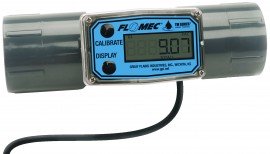 FLOMEC TM150-LP PVC Water Meter with 1-1/2" Turbine, Spigot End-