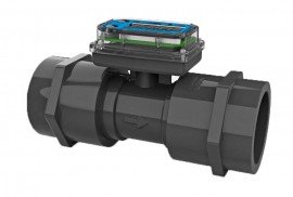 Flomec TM20NQ9LMB TM Series Water Meter, 2" NPT, Q9 2-button computer-