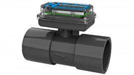 Flomec TM20SQ9LMB TM Series Water Meter, 2" spigot, Q9 2-button computer-