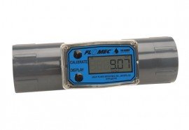 Flomec TM40DQ9LME TM Series Water Meter, 4&quot; DIN flange, Q9 2-button computer-