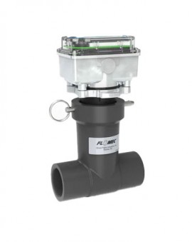 FLOMEC UM-100-S-Q AQUAsonic Ultrasonic Flow Meter for Tee with Q9 display, UM, PVC, socket, 4&amp;quot;, gallon-