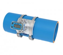 FLOMEC UM-150-TB-Q AQUAsonic Ultrasonic Flow Meter for saddles with Q9 display, UM, 6&amp;quot; tube, gallon-