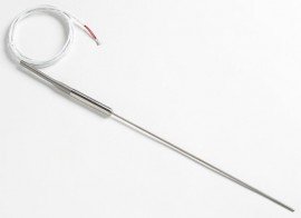 Fluke 5618B-12-J Small-Diameter Industrial RTD with banana plugs, 12"-