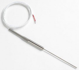 Fluke 5618B-6-S Small-Diameter Industrial RTD with spade lugs, 6&quot;-