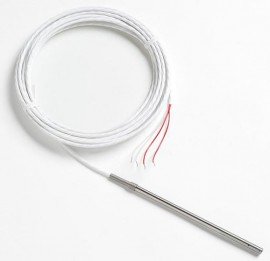 Fluke 5623B-6-D Precision RTD Freezer Probe with 5-Pin DIN for Tweener Thermometers, 6 x 0.25in, -100 to 156&amp;deg;C-