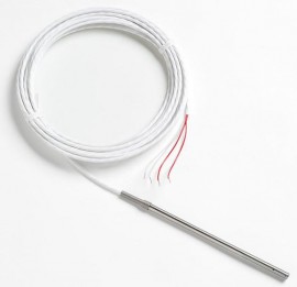 Fluke 5623B-6-S Precision RTD Freezer Probe with Spade Lugs, 6 x 0.25in, -100 to 156&amp;deg;C-