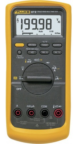 Fluke 87-5/E2 CAL Industrial True-RMS Multimeter Combo Kit with calibration certificate-