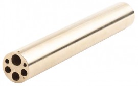 Fluke E Insert (Model 9173-INSE) for 9173 Metrology Wells, Aluminum-Bronze, Misc Metric Holes with 0.25in Ref Hole-