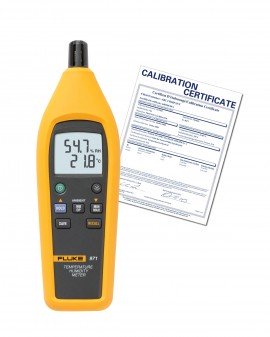 Fluke 971-NIST Dual Display Temperature Humidity Meter, -