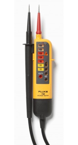 Fluke T90 Two-pole Voltage and Continuity Electrical Tester, 12 to 690 V AC/DC-
