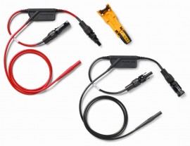 Fluke TLPV2 Solar Power Test Lead Set, black/red-