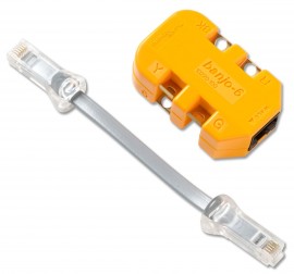Fluke Networks 10220101 Modular Adapter with K-plug, 6-wire in-line-