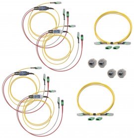 Fluke Networks CFM-EXPAND-S-MMC16 Complete CertiFiber Max Single-Mode Expansion Kit for testing single-mode pinned/unpinned cables, MMC 16-