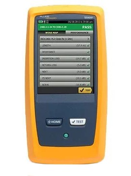 Fluke Networks DSX CableAnalyzer Series Copper Cable Certifier with Wi-Fi, 1000 MHz, 1 GHz-