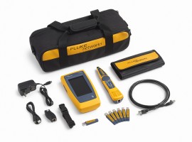 Fluke Networks LIQ-DUO-KIT LinkIQ Duo Cable, Network and Wi-Fi Tester Kit with remote ID, and IntelliTone Probe-