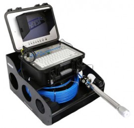 Forbest FB-PIC4188 KB-130 MC Mid Range Sewer/Drain Camera with self leveling, transmitter, meter counter (lay-flat design), 200' cable-