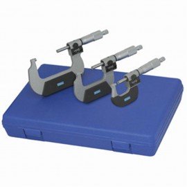 Fowler 52-224-104-0 Outside Micrometer Set, 0-4", digit counter-