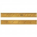 Fowler 52-339-006-0 Rigid Rule, 6", 4r graduations-