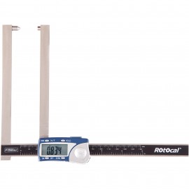 Fowler 74-150-002 Rotocal Electronic Caliper, 0 to 6&amp;quot;, 6&amp;quot; extended jaw depth-