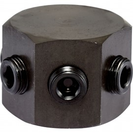 Freedom Hydraulics MANH6 Manifold, 1 in - 5 out, 3/8" NPTF-