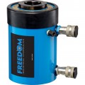 Freedom Hydraulics SHD603 Double-Acting Hollow Hole Cylinder, 60 tons, 3.5" stroke-