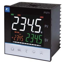 Fuji PXF9AEE2-FVYA1 PXF9 Digital Temperature Controller, 2 Point Alarm, 1/4 DIN-