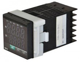 Fuji Electric PXF4AEY2-FV1A1 Fuzzy Logic Controller 1/16 DIN, T/C (&amp;deg;C), 4-20 mADC, 2-pt. Alarm, 100-240 VAC-
