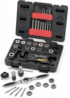 GearWrench 3886 40-Piece Metric Ratcheting Tap and Die Set-
