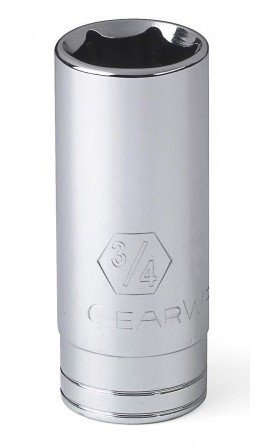 GearWrench 80366 &amp;frac38;&amp;quot; Drive 6-Point Deep SAE Socket, <sup>7</sup>&amp;frasl;<sub>16</sub>&amp;quot;, alloy steel-