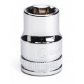 GearWrench 80378 &amp;frac38;&amp;quot; Drive 6-Point Standard Metric Socket, 10 mm-