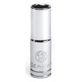 GearWrench 80395 &amp;frac38;&amp;quot; Drive 6-Point Deep Metric Socket, 13 mm-