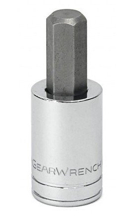 GearWrench 80419 &amp;frac38;&amp;quot; Drive Hex Bit SAE Socket, &amp;frac14;&amp;quot;-