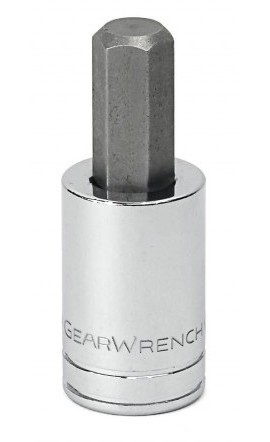 GearWrench 80424 &amp;frac38;&amp;quot; Drive Hex Bit Metric Socket, 3 mm-